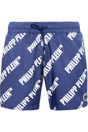 Philipp Plein Bañador con logo estampado en toda la pieza