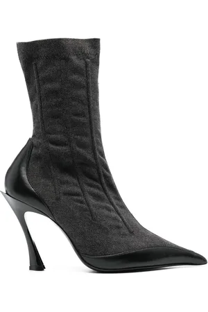 MUGLER Botas estilo corsé con tacón de 95 mm