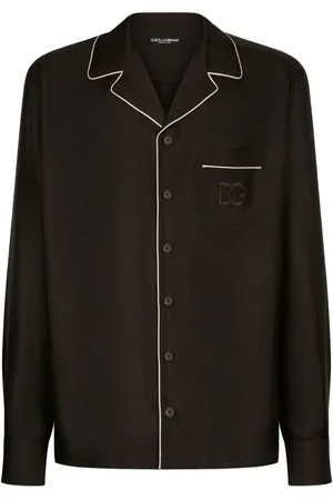 Dolce & Gabbana Camisa con logo DG bordado