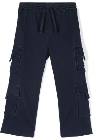 Dolce & Gabbana Pantalones cargo con placa del logo