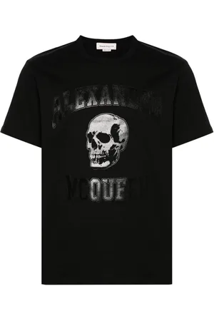 Alexander McQueen Camiseta con logo estampado