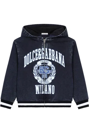 Dolce & Gabbana Sudadera con capucha y logo estampado