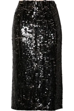 P.A.R.O.S.H. Falda midi con lentejuelas