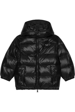 Dolce & Gabbana Plumífero con placa del logo