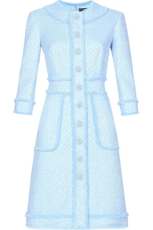 Dolce & Gabbana Vestido acampanado de tweed