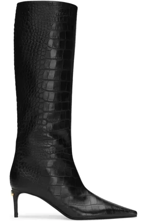 Dolce & Gabbana Botas con efecto de piel de cocodrilo en relieve