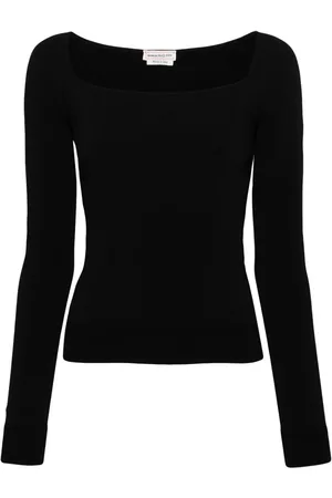 Alexander McQueen Top de canalé