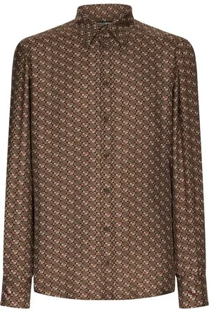 Dolce & Gabbana Camisa con estampado geométrico