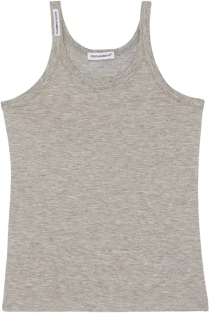 Dolce & Gabbana Camiseta de tirantes lisa