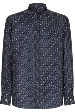 Dolce & Gabbana Camisa con estampado geométrico