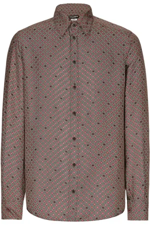Dolce & Gabbana Camisa con estampado geométrico