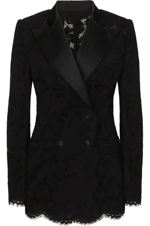 Dolce & Gabbana Blazer con encaje floral