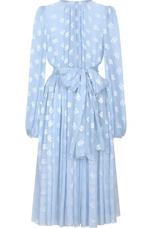 Dolce & Gabbana Vestido midi con monograma