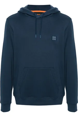 HUGO BOSS Sudadera con capucha y parche del logo