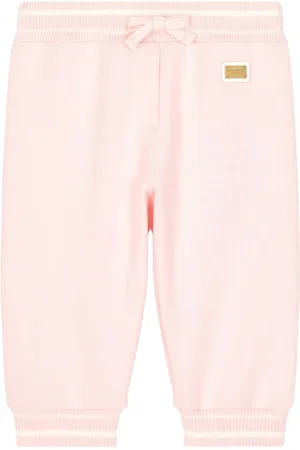 Dolce & Gabbana Pantalones de chándal con placa del logo
