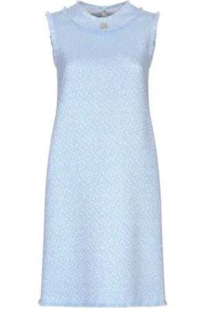 Dolce & Gabbana Vestido suelto midi de bouclé