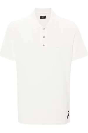 Fendi Polo con motivo FF en relieve