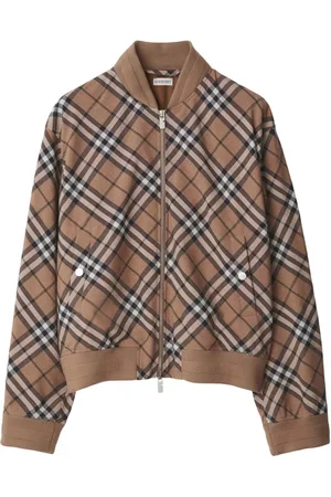 Burberry Chaqueta bómber con motivo Vintage Check