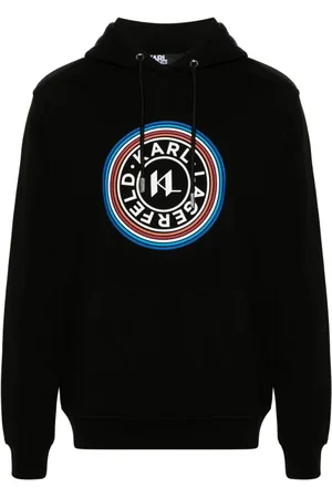 Karl Lagerfeld Sudadera con capucha y logo estampado
