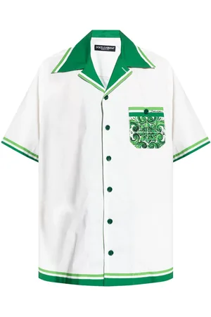 Dolce & Gabbana Camisa con estampado de mayólica