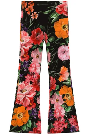 Dolce & Gabbana Pantalones acampanados con estampado floral