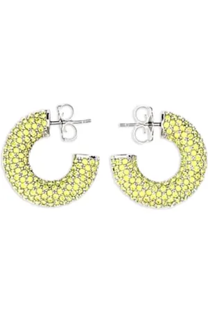 Amina Muaddi Pendientes Cameron mini