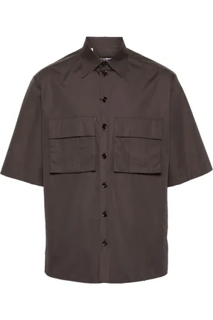 Dolce & Gabbana Camisa cargo con logo bordado