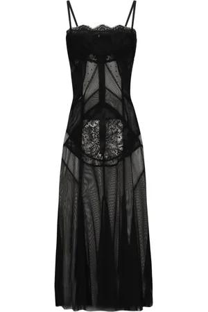 Dolce & Gabbana Vestido semitransparente