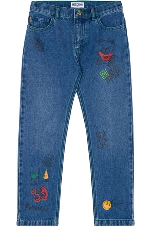 Moschino Vaqueros con estampado Teddy Bear
