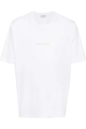 Lanvin Camiseta con logo bordado
