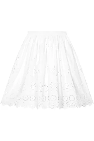 Dolce & Gabbana Falda con bordado inglés