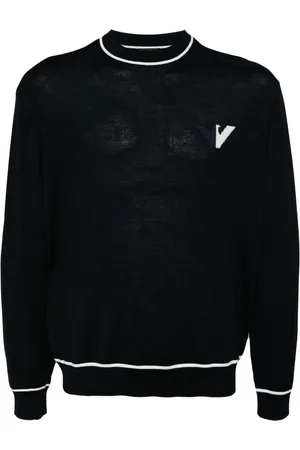 Emporio Armani Jersey con logo en jacquard