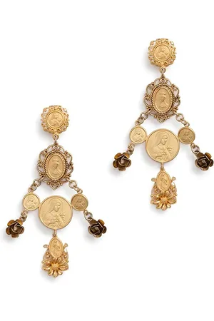 Dolce & Gabbana Pendientes colgantes con detalles