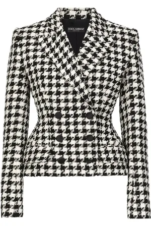 Dolce & Gabbana Blazer de cuadros con doble botonadura