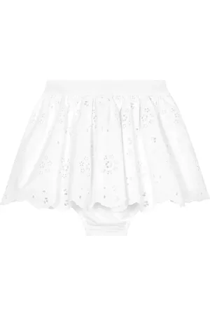 Dolce & Gabbana Falda con bordado inglés