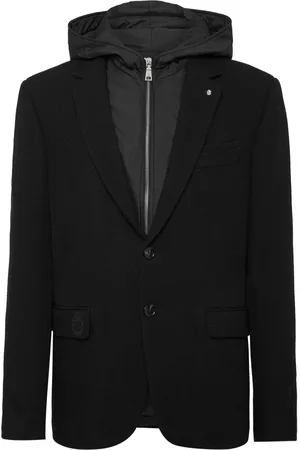 BILLIONAIRE Blazer a capas con capucha