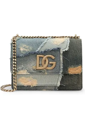Dolce & Gabbana Bandolera con placa del logo