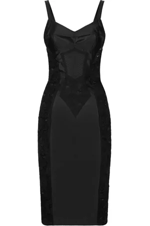 Dolce & Gabbana Vestido con paneles de encaje