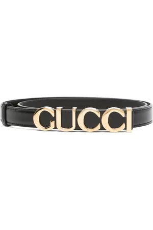 Gucci Cinturón fino con hebilla del logo