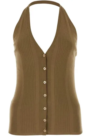 Prada Top con cuello halter