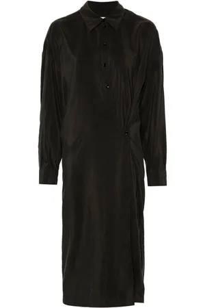 LEMAIRE Vestido con cuello recto