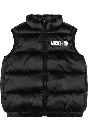Moschino Chaleco acolchado con logo estampado