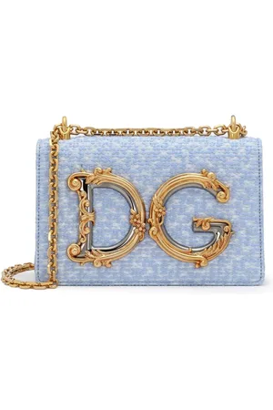 Dolce & Gabbana Bandolera con placa del logo