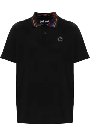 Roberto Cavalli Polo con aplique del logo