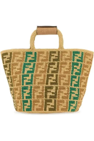 Fendi Bolso shopper FF trenzado