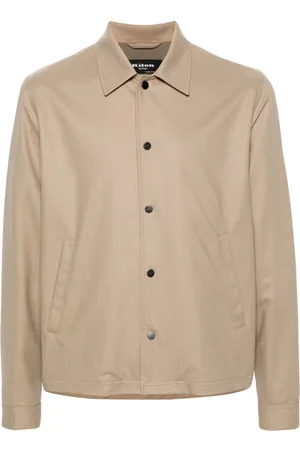 Kiton Chaqueta con apliques del logo