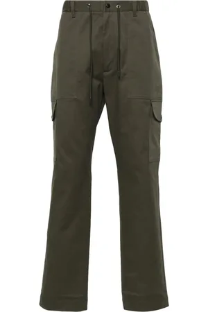 Moncler Pantalones rectos con parche del logo