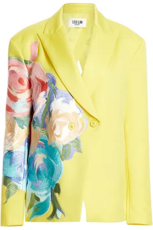 LEO LIN Blazer Jocelyn con bordado floral
