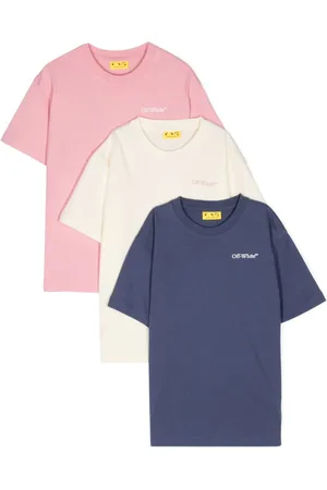 OFF-WHITE Pack de tres camisetas con logo estampado
