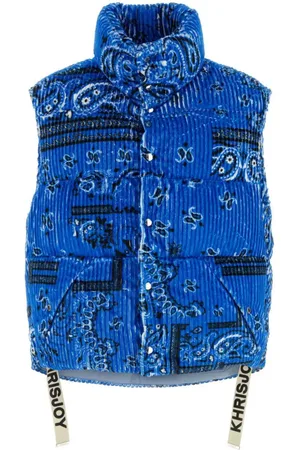 Khrisjoy Chaleco acolchado con estampado de cachemira